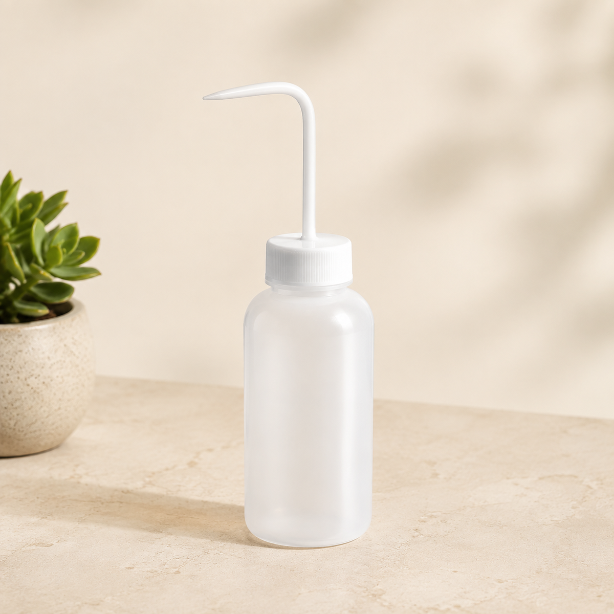 RootDrop frosted 500 mL precision plant watering bottle