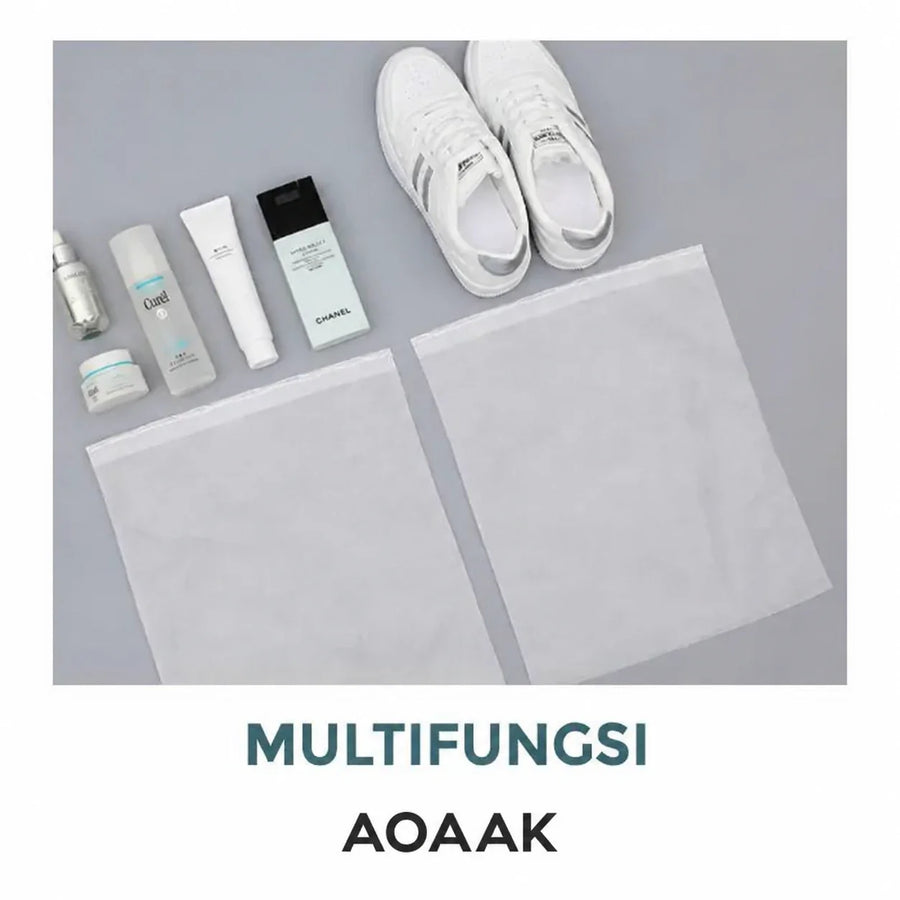 AOAAK Drawstring Shoe & Travel Storage Bags — 10 Pack — multipurpose travel organization